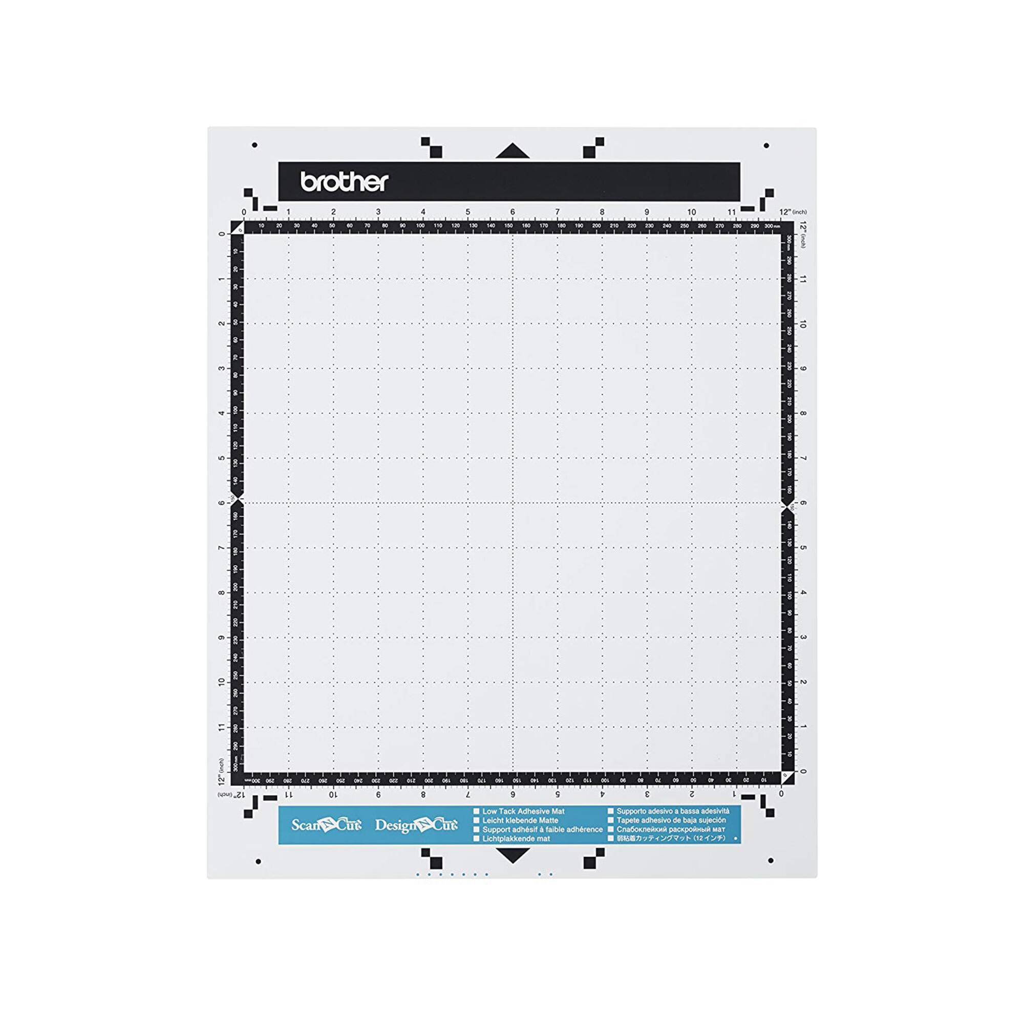 Brother Low Tack Adhesive Mat, 12" x 12"